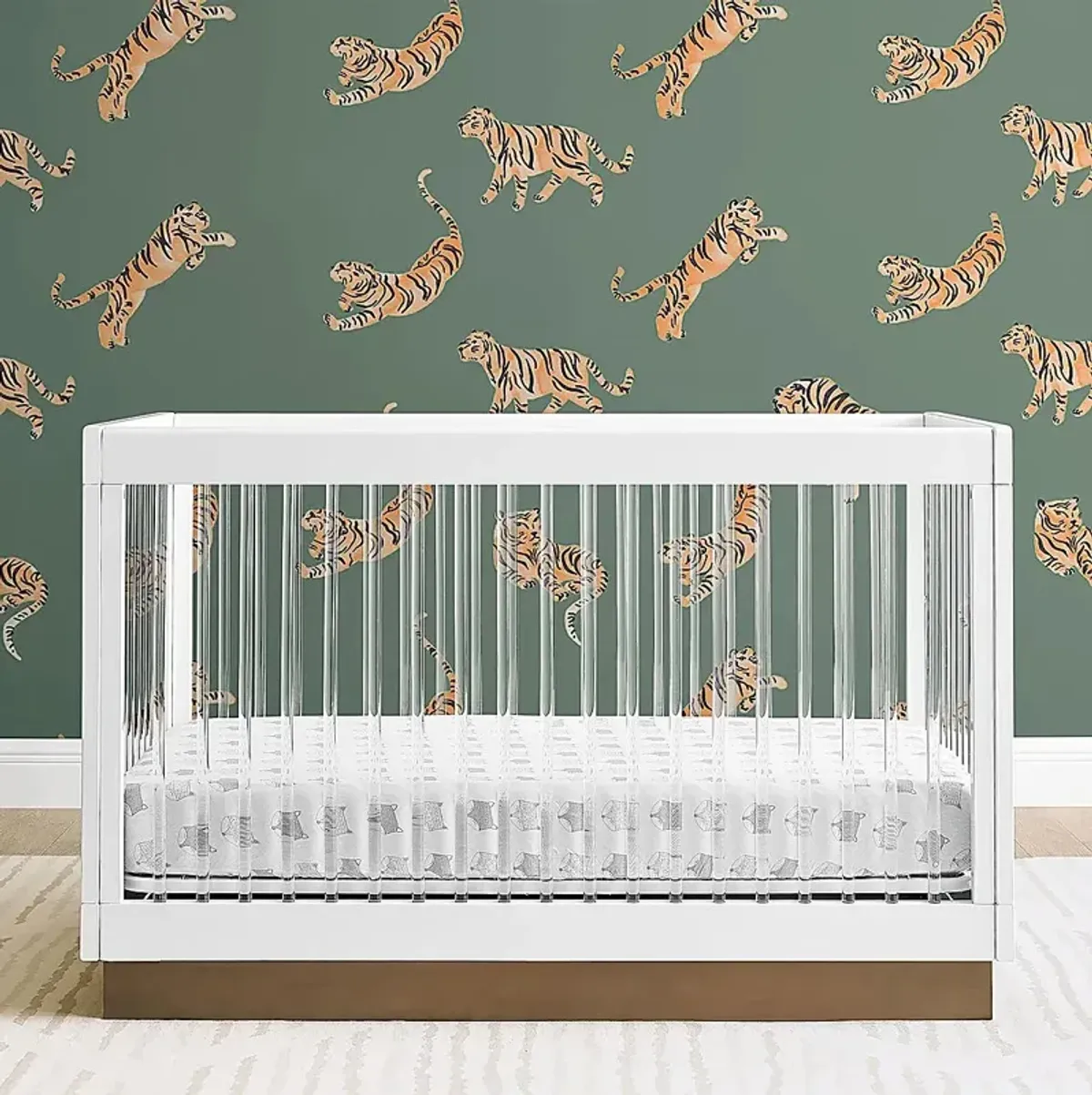 Kids James White Convertible Crib