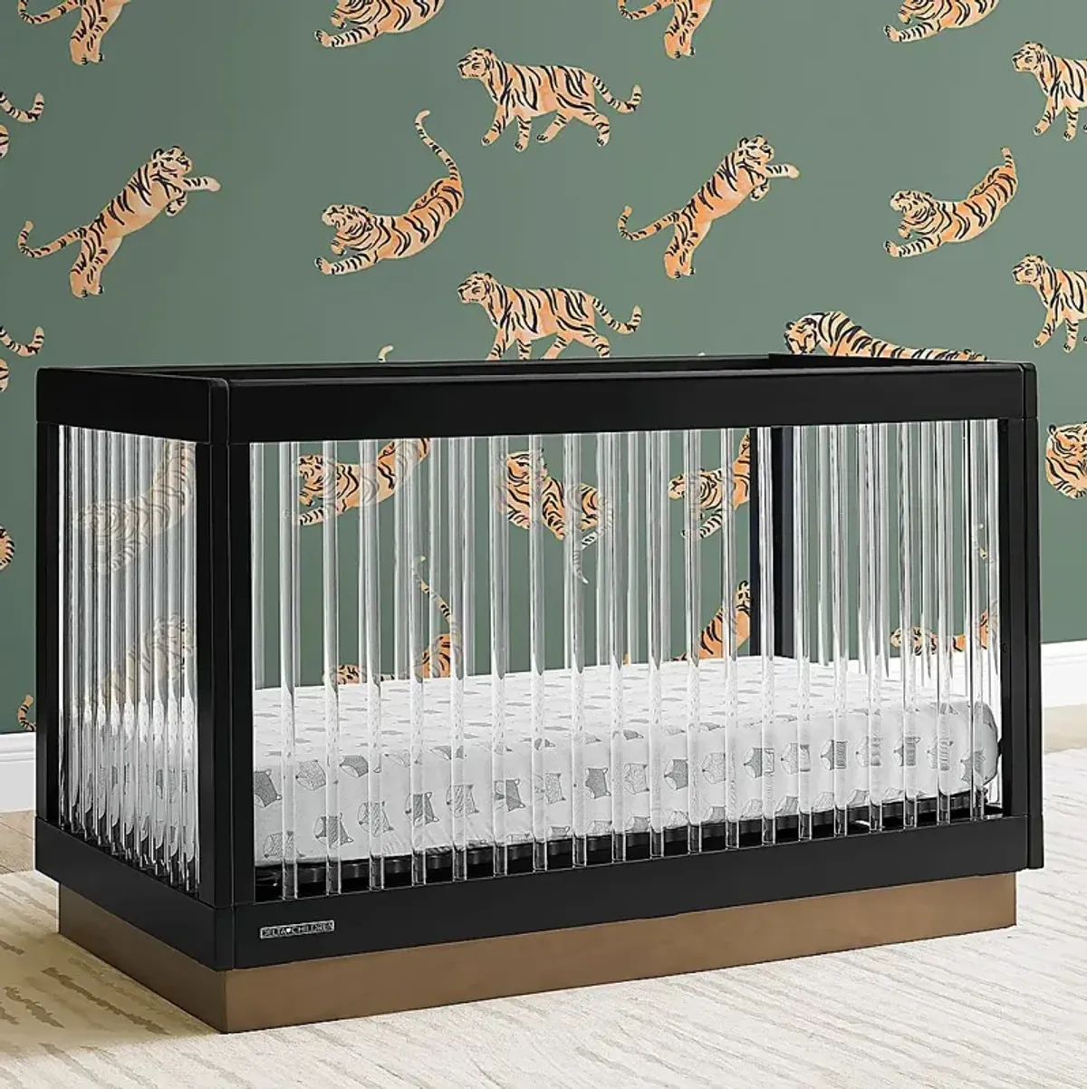 Kids James Gray Convertible Crib