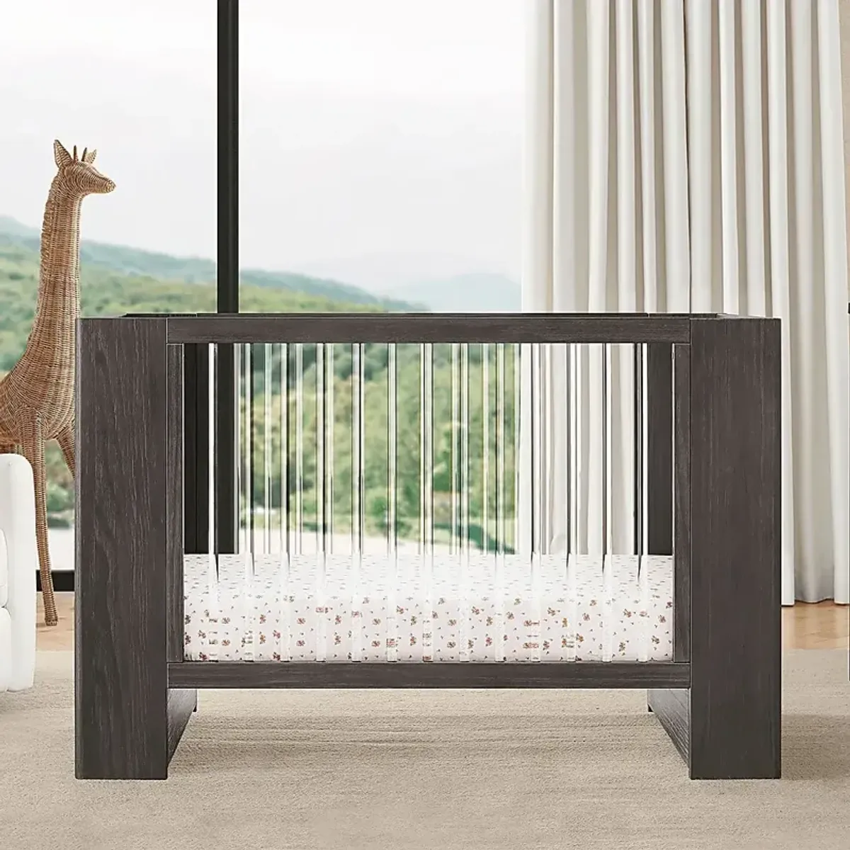 Kids Aerin Gray Convertible Crib