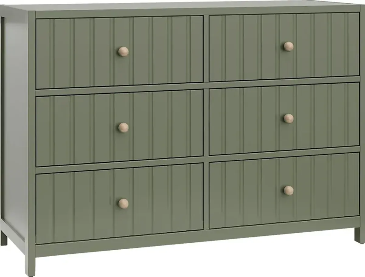 Kids Maelori III Olive Dresser