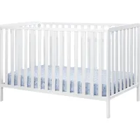 Nerio White Crib