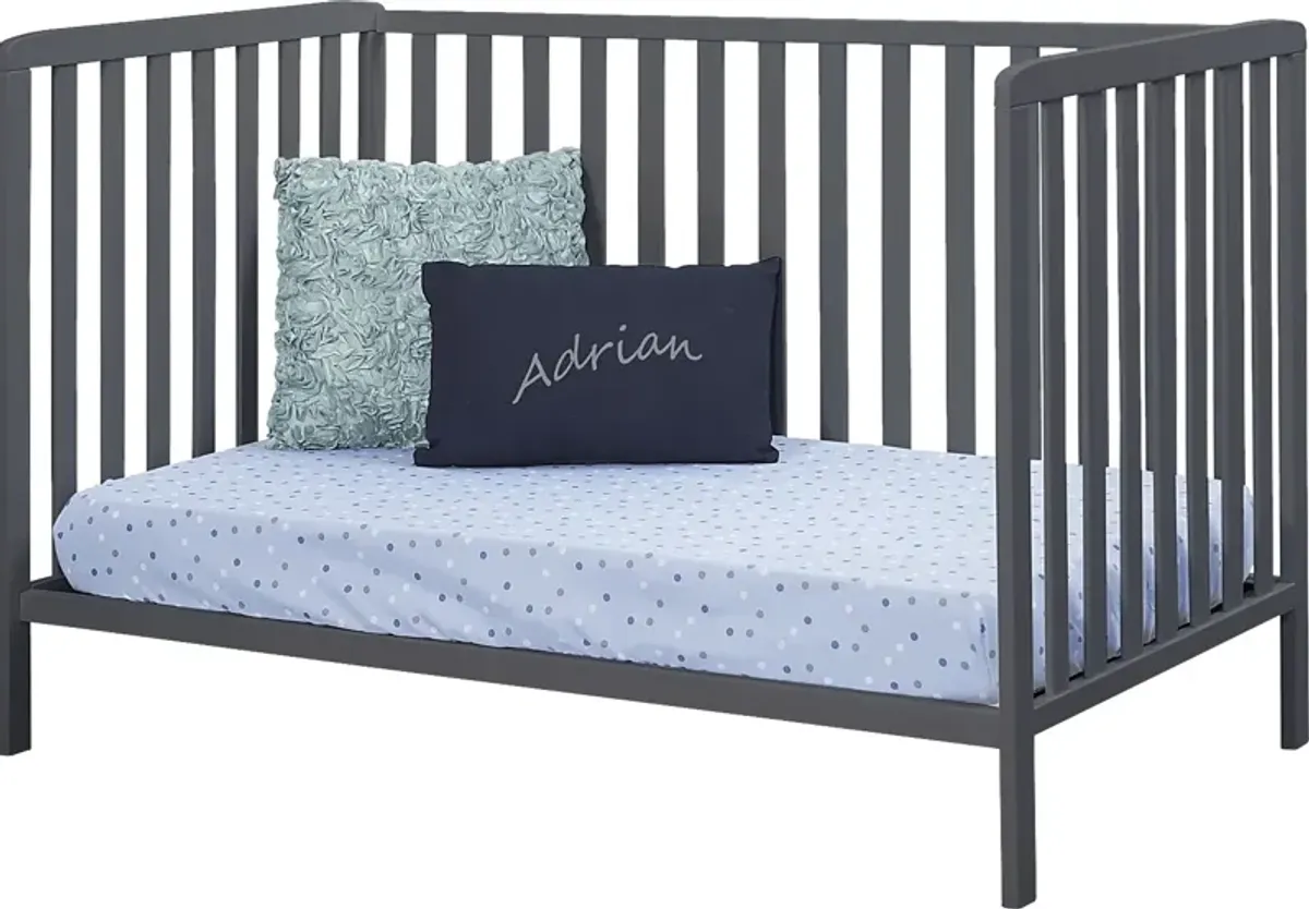 Nerio Dark Gray Crib