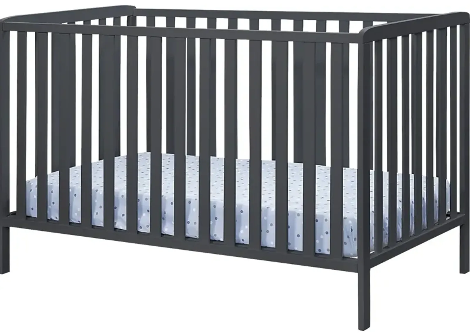 Nerio Dark Gray Crib