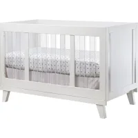 Malou White Crib