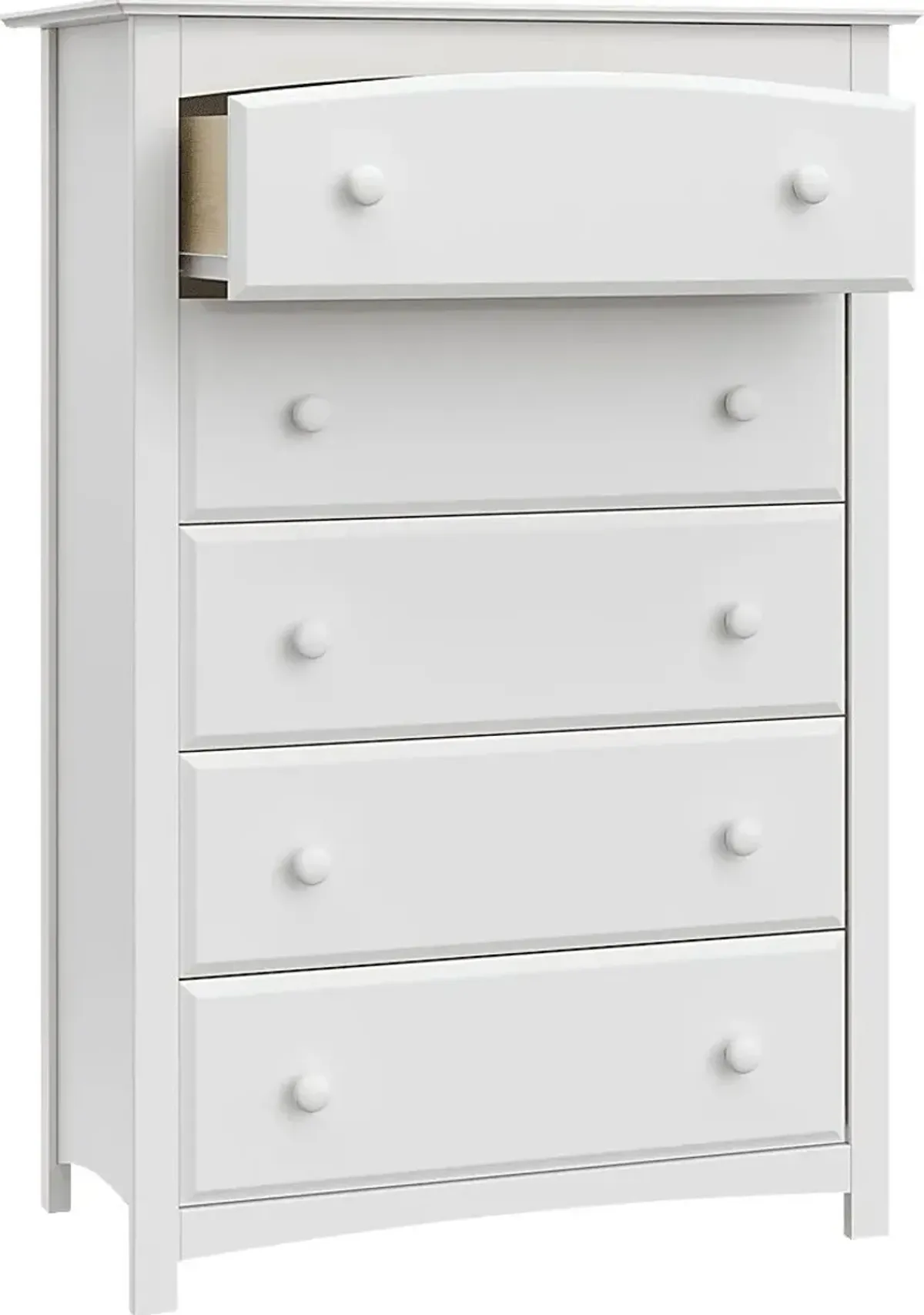 Kids Theophilus White 5 Drawer Chest