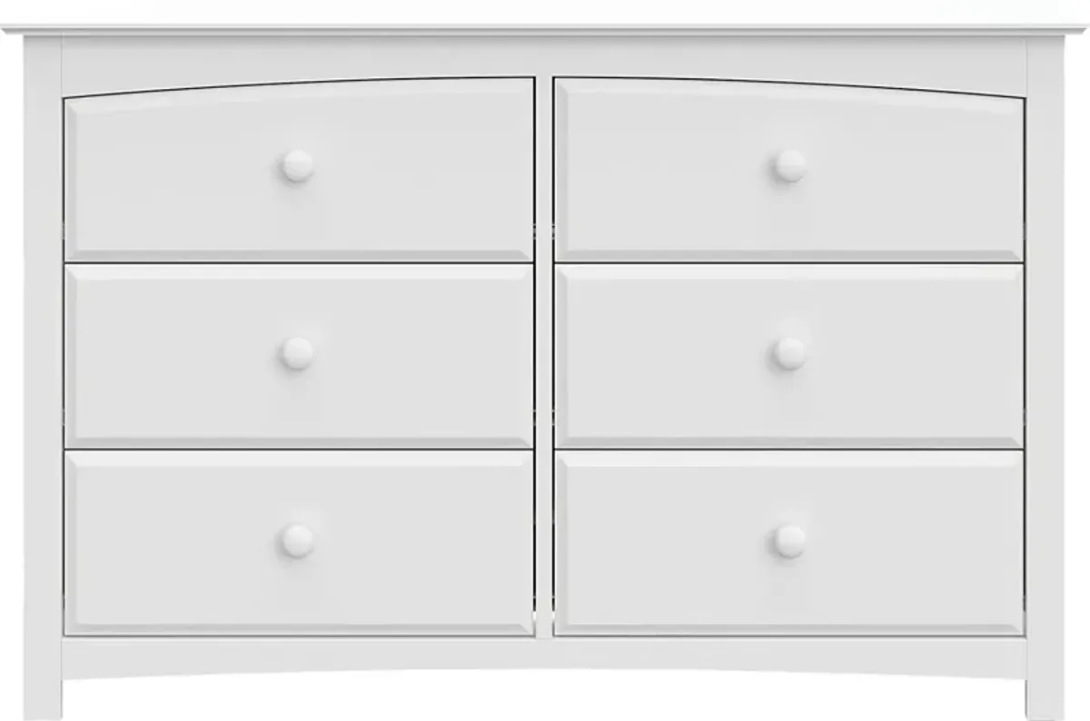 Kids Theophilus White 6 Drawer Dresser