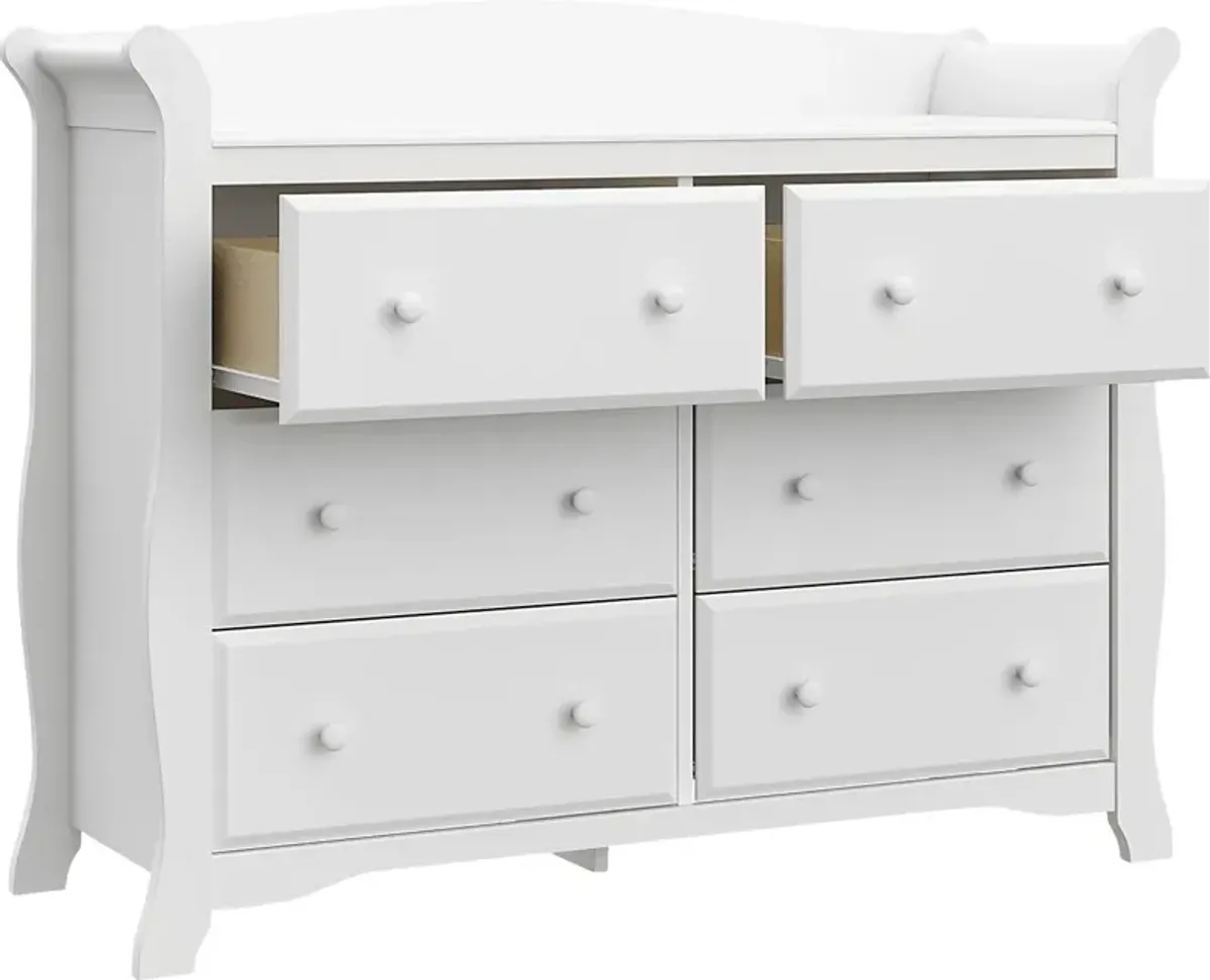 Kids Jaice White 6 Drawer Dresser