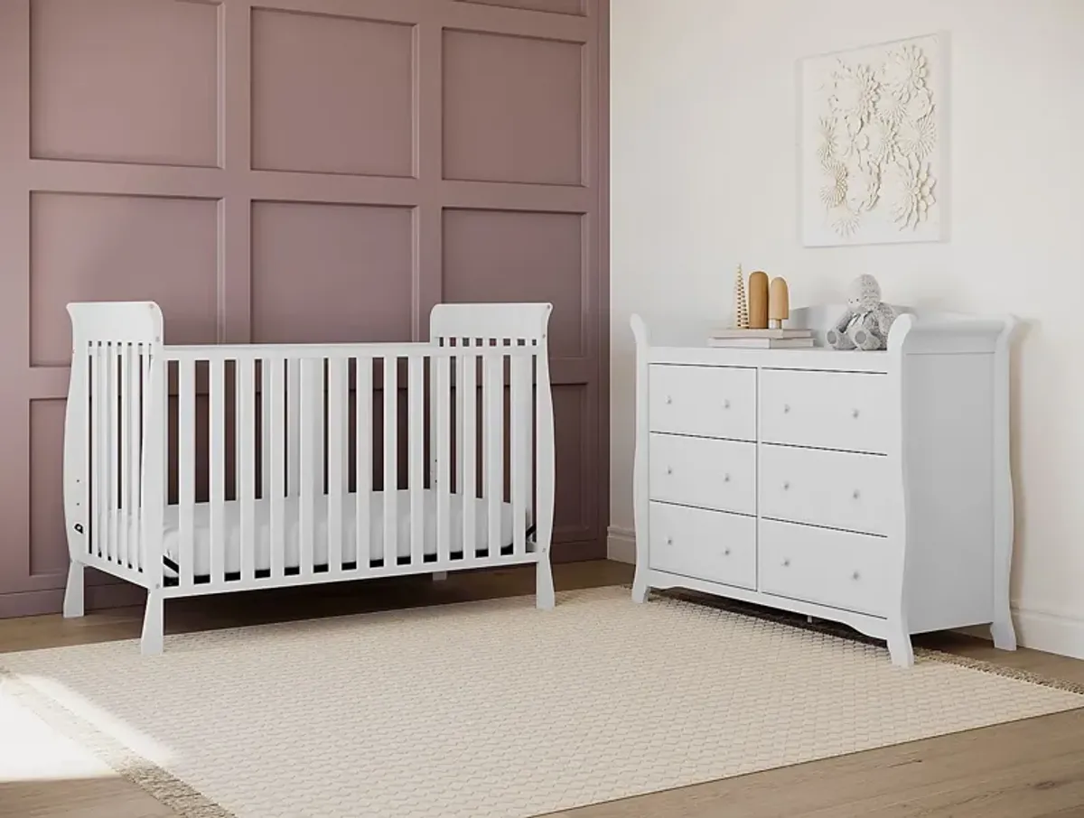 Kids Jaice White 6 Drawer Dresser