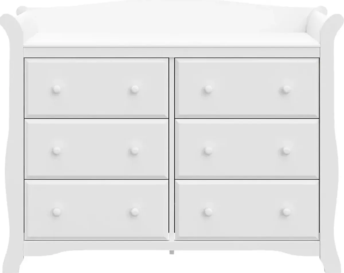 Kids Jaice White 6 Drawer Dresser