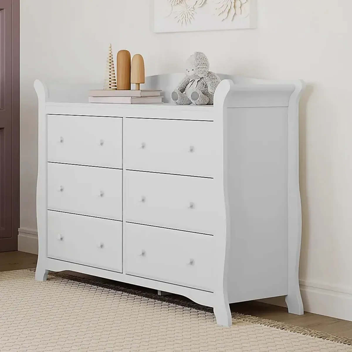 Kids Jaice White 6 Drawer Dresser