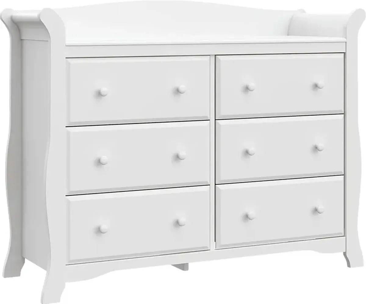 Kids Jaice White 6 Drawer Dresser