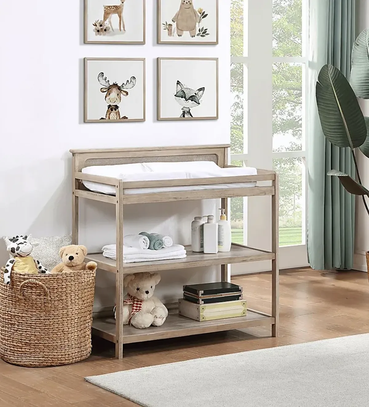 Kids Novira Light Brown Changing Table