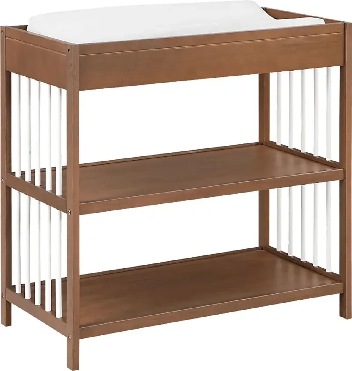 Kids Olvio Walnut/White Changing Table