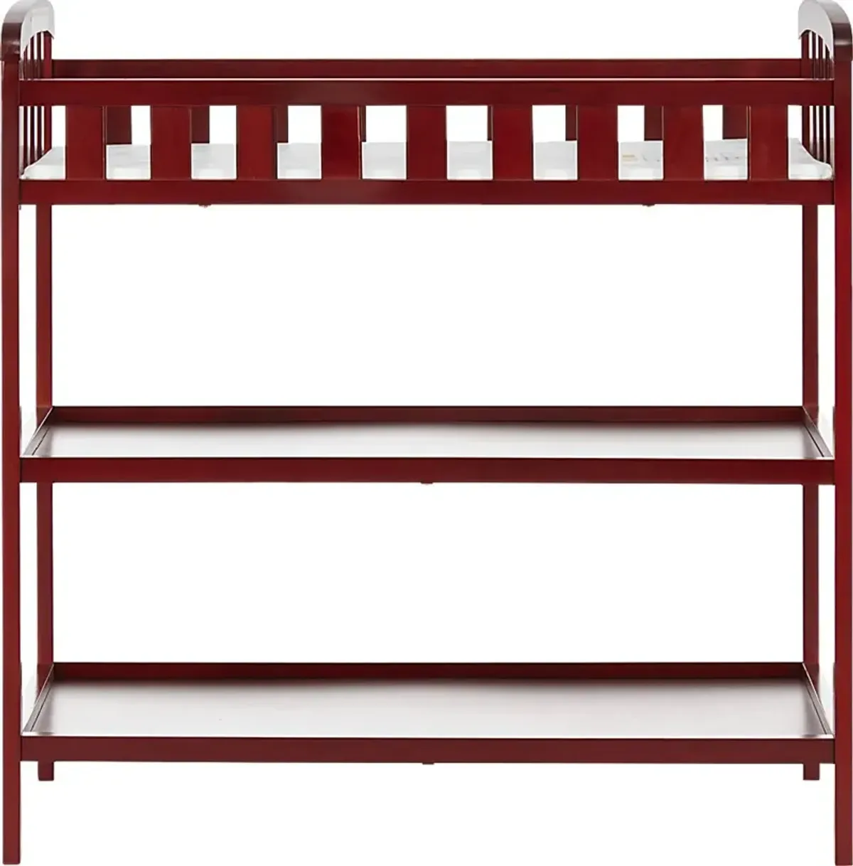 Kids Ridu Red Changing Table