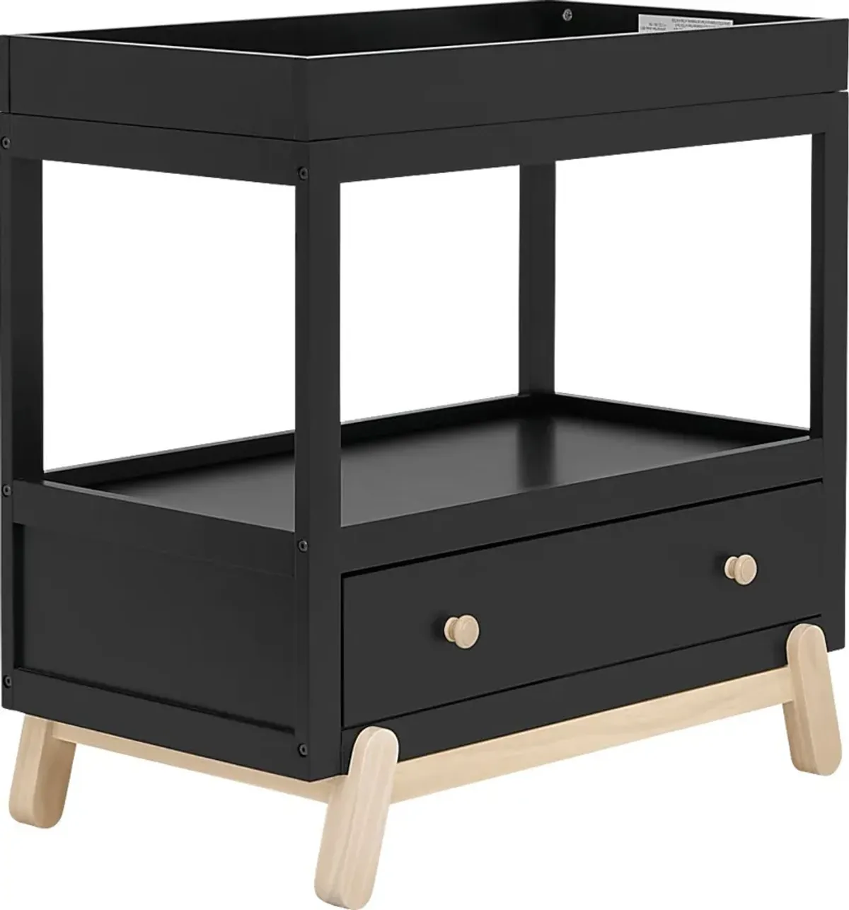 Kids Salvra Black Changing Table