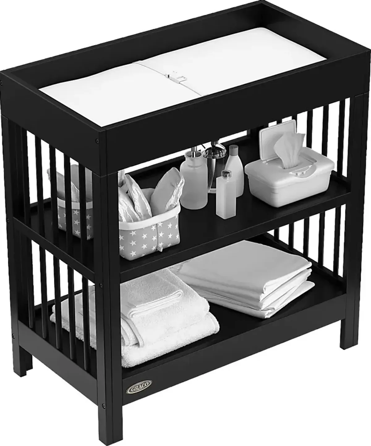 Alexei Black Changing Table