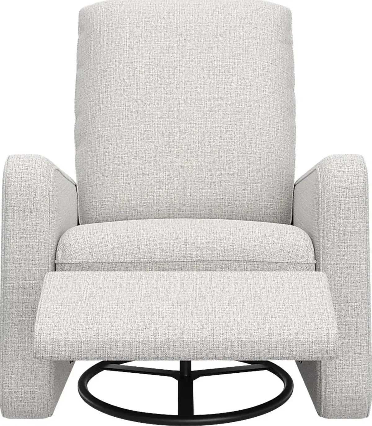 Nursery Elysiu Gray Swivel Glider