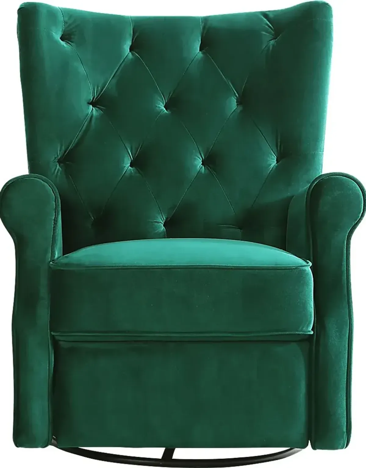 Nursery Apato I Green Swivel Recliner