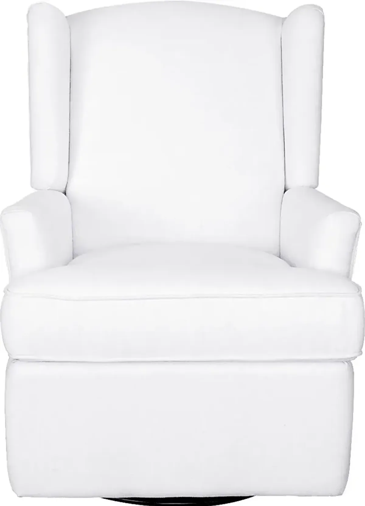 Nursery Alondria White Swivel Recliner