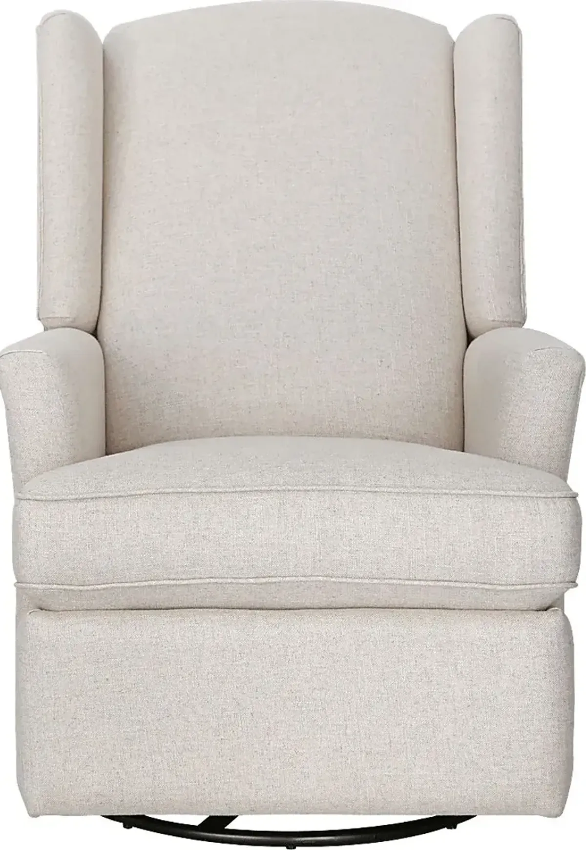 Nursery Alondria Beige Swivel Recliner