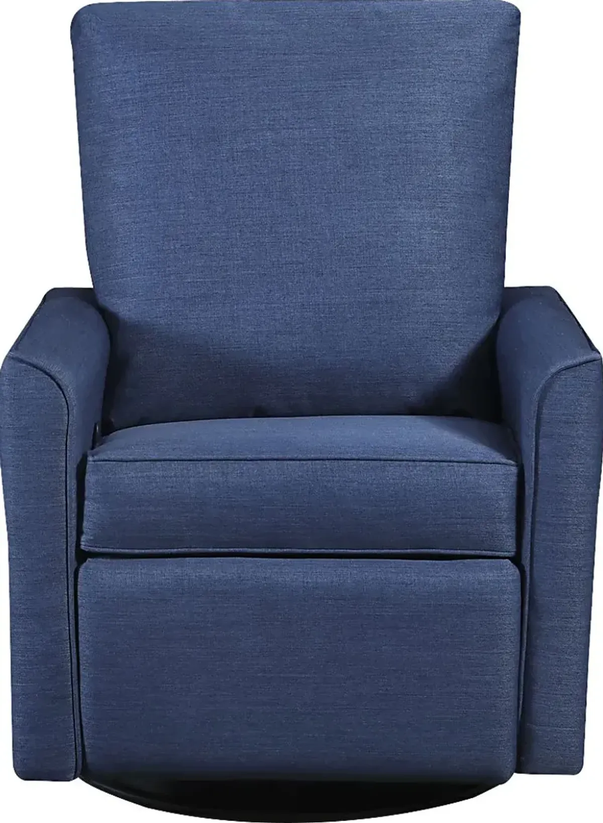 Nursery Cosonee Blue Swivel Recliner
