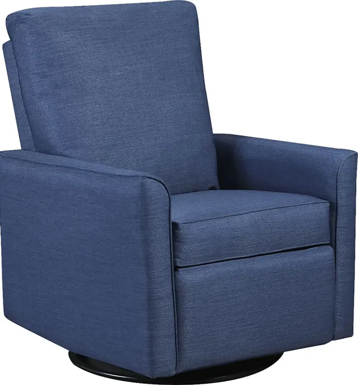 Nursery Cosonee Blue Swivel Recliner