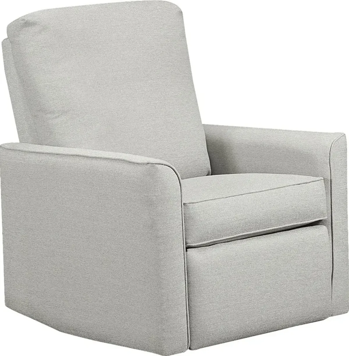 Nursery Cosonee Light Gray Swivel Recliner