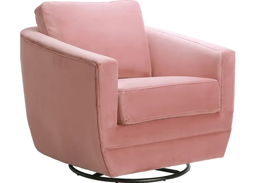 Nursery Eufemia Rose Swivel Glider