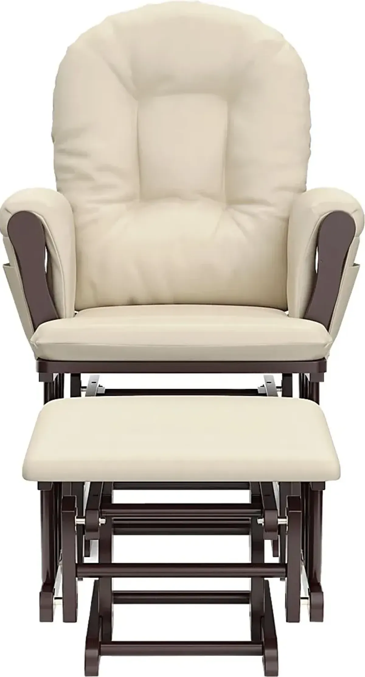 Nursery Vaibia Beige Glider & Ottoman