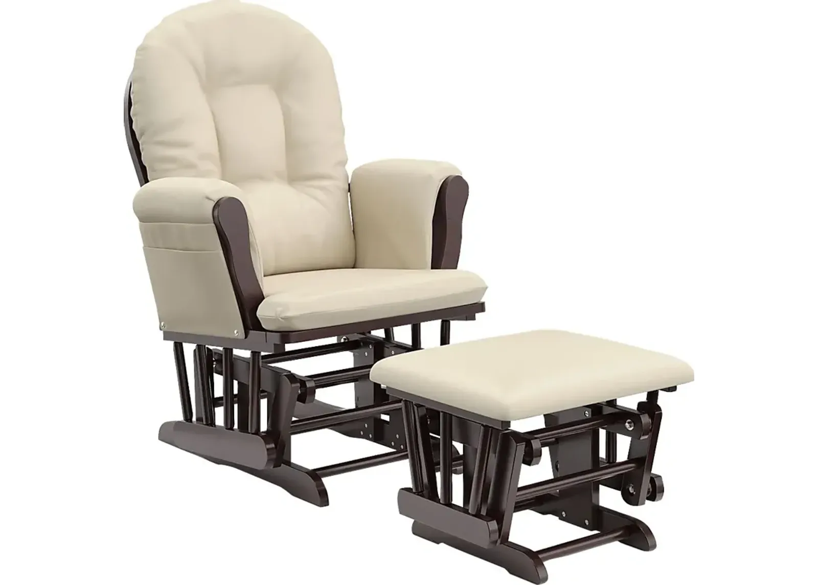 Nursery Vaibia Beige Glider & Ottoman