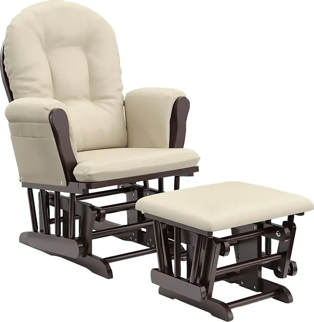 Nursery Vaibia Beige Glider & Ottoman