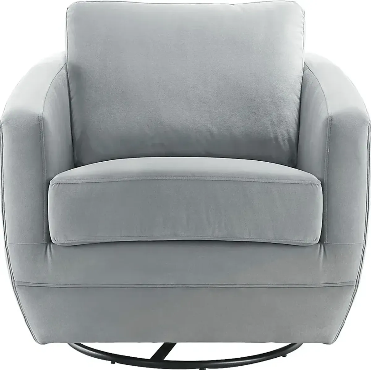 Nursery Eufemia Gray Swivel Glider