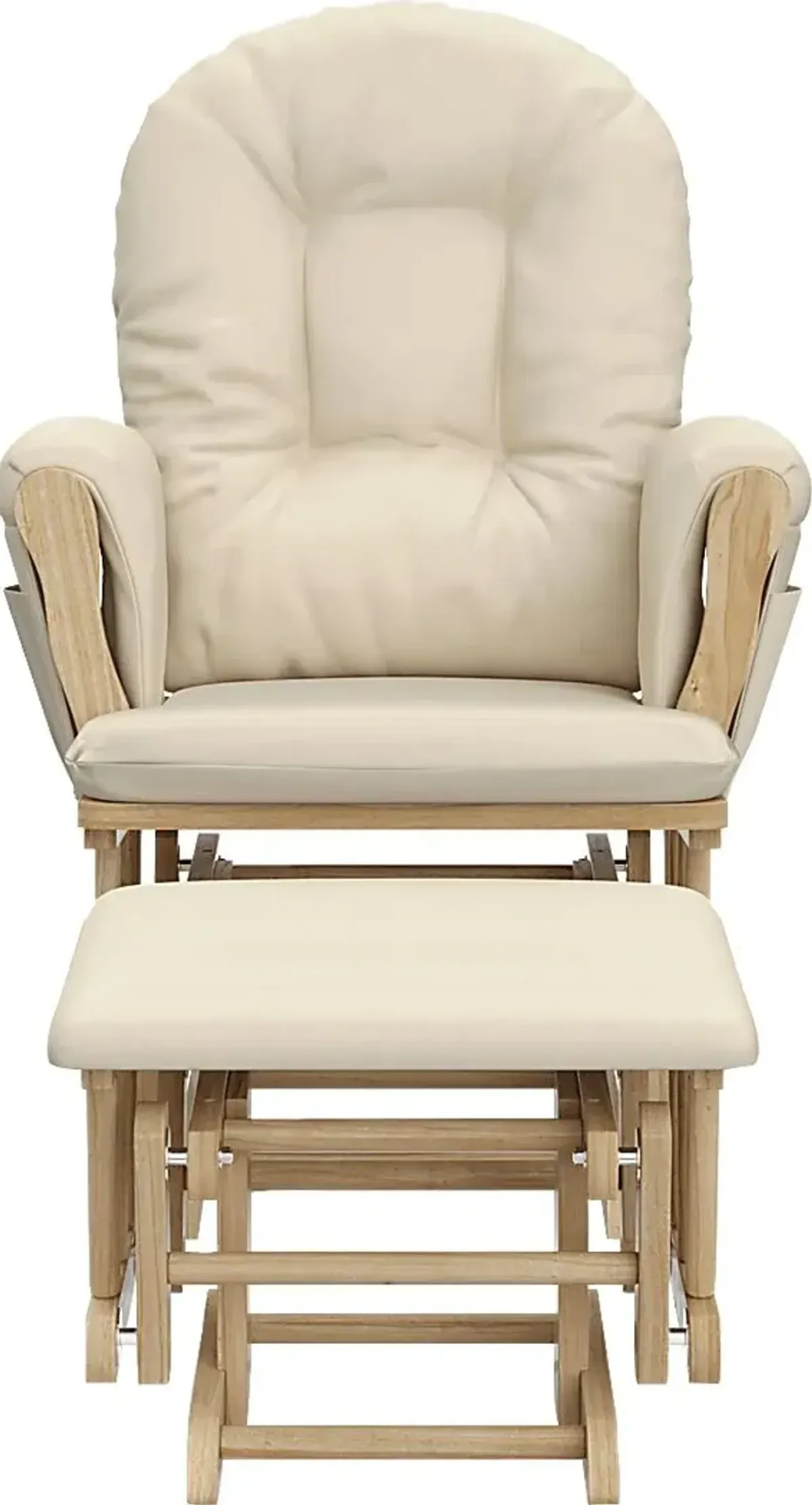 Nursery Vaibia Beige/Natural Glider & Ottoman