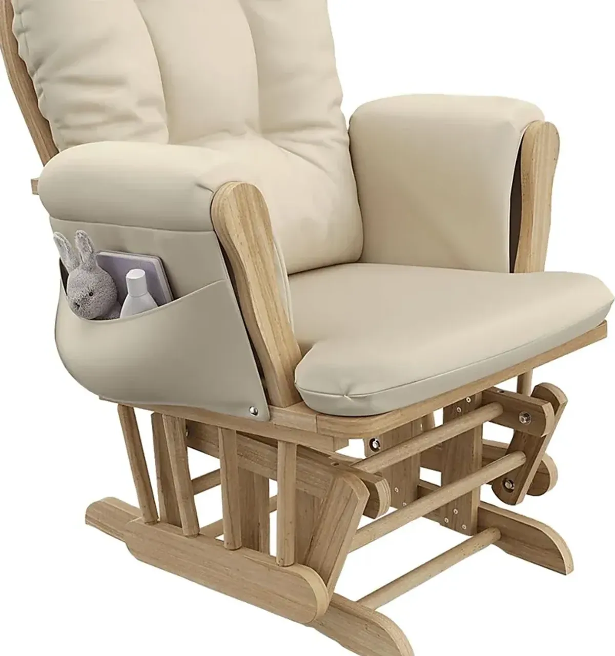 Nursery Vaibia Beige/Natural Glider & Ottoman