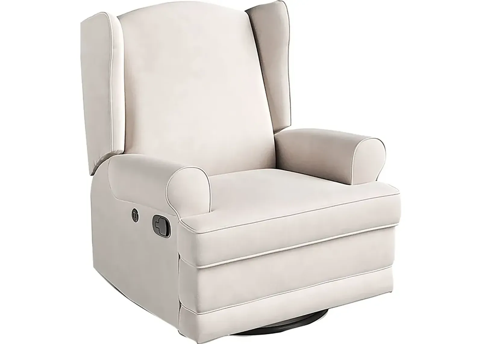 Nursery Taylan Ivory Swivel Glider Recliner