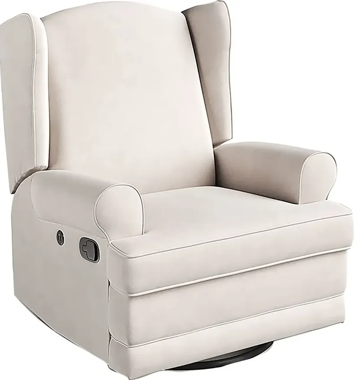 Nursery Taylan Ivory Swivel Glider Recliner