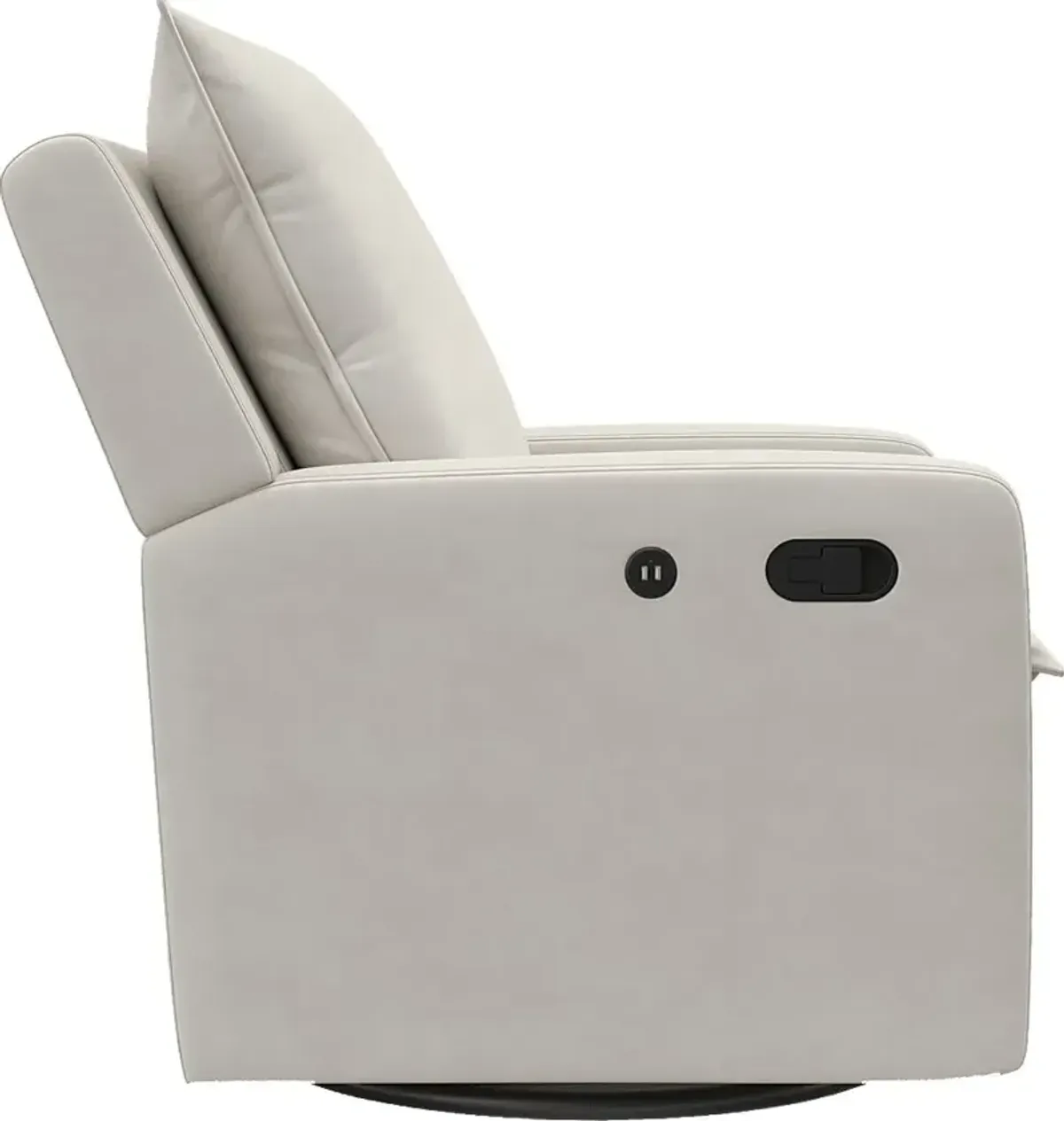 Nursery Kippar Ivory Swivel Glider Recliner