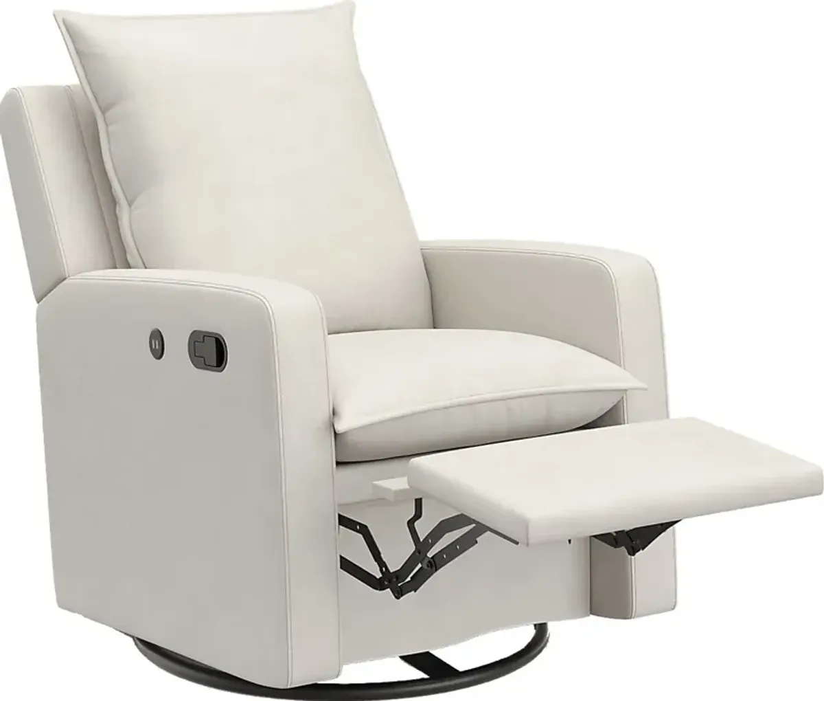 Nursery Kippar Ivory Swivel Glider Recliner