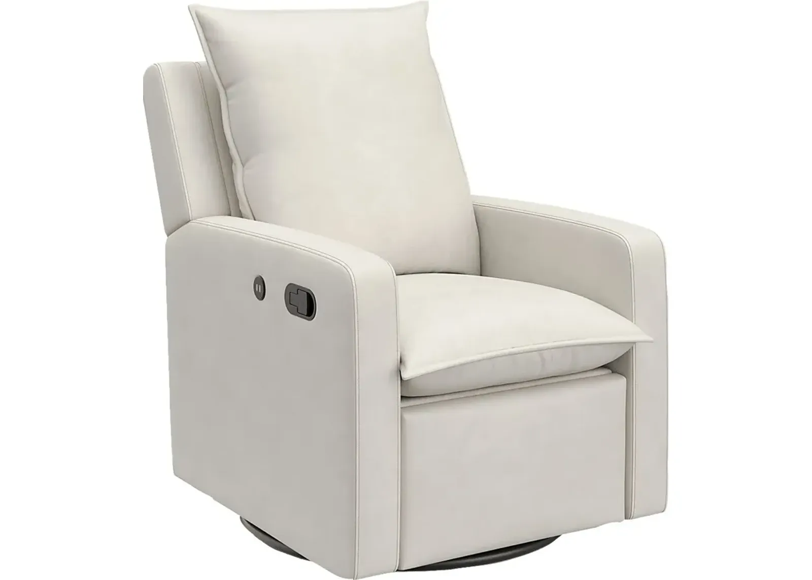 Nursery Kippar Ivory Swivel Glider Recliner