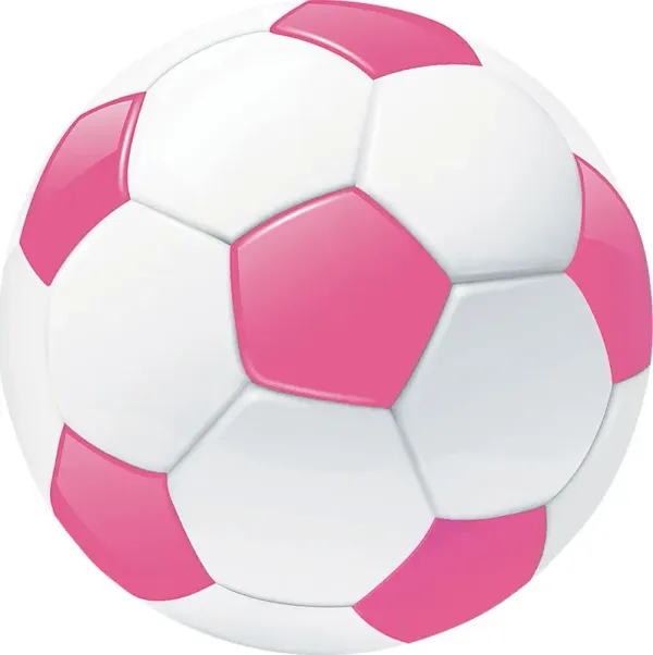 Kids Goal Getter Pink 5' Round Rug