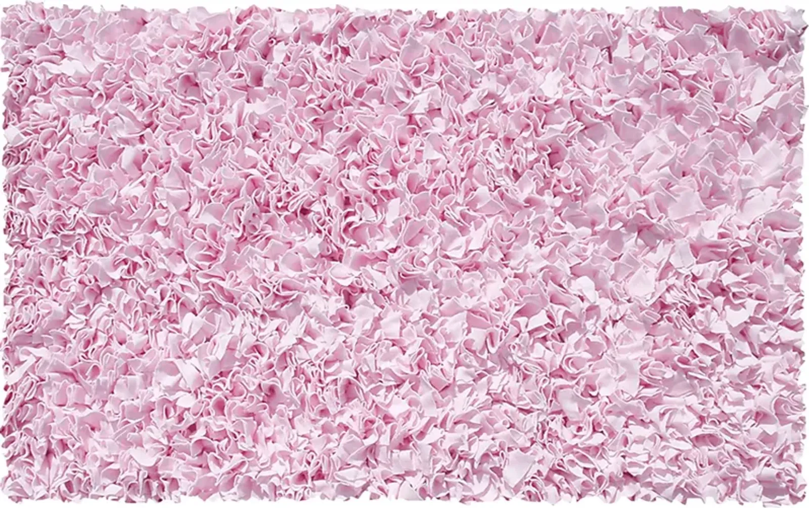 Kids Fuzzy Clouds Pink 2' x 3' Rug