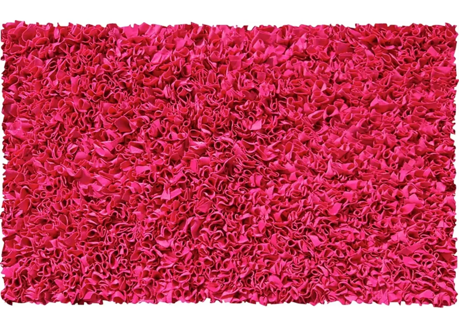 Kids Fuzzy Clouds Raspberry 2' x 3' Rug