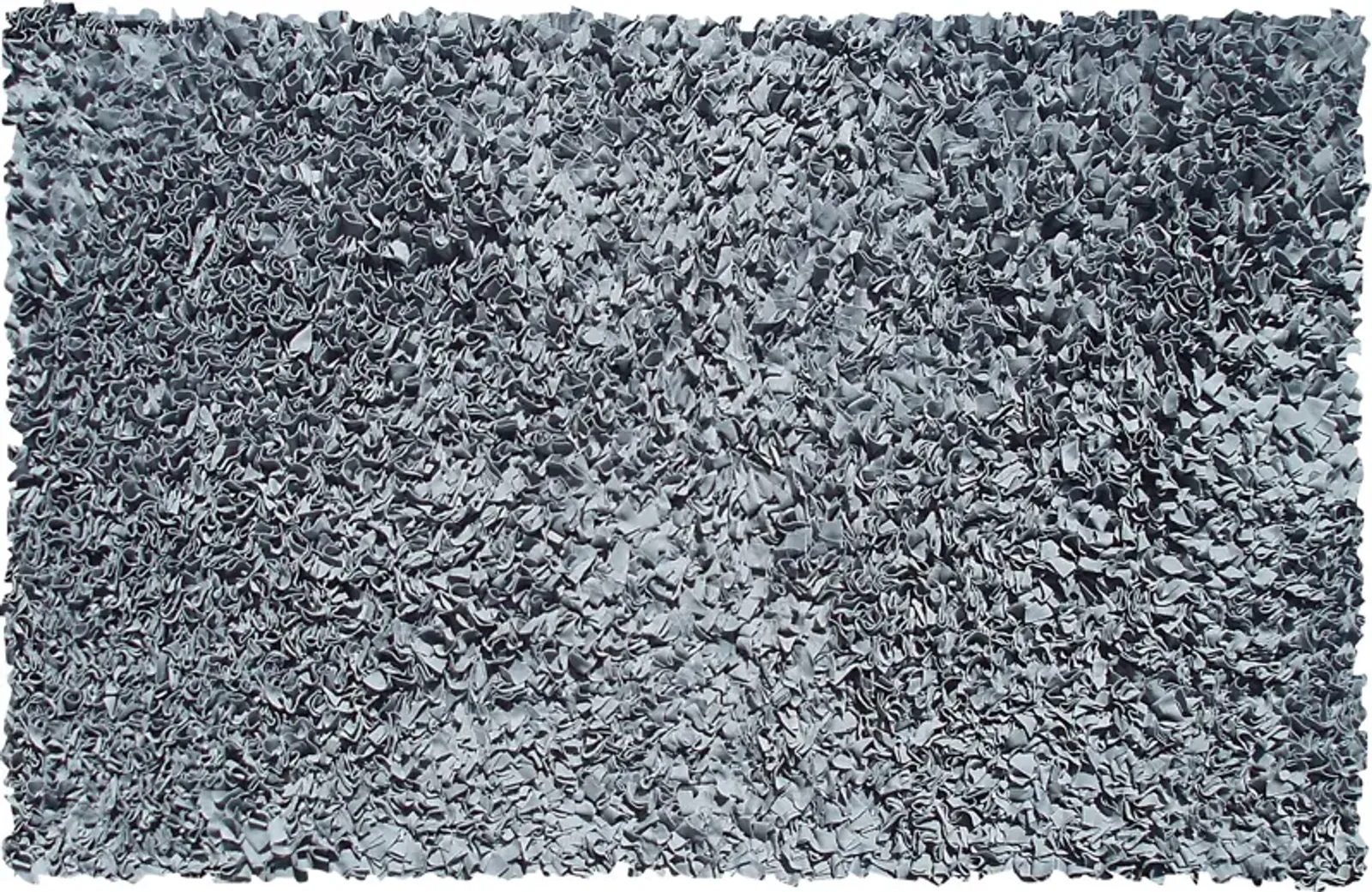 Kids Fuzzy Clouds Gray 2' x 3' Rug