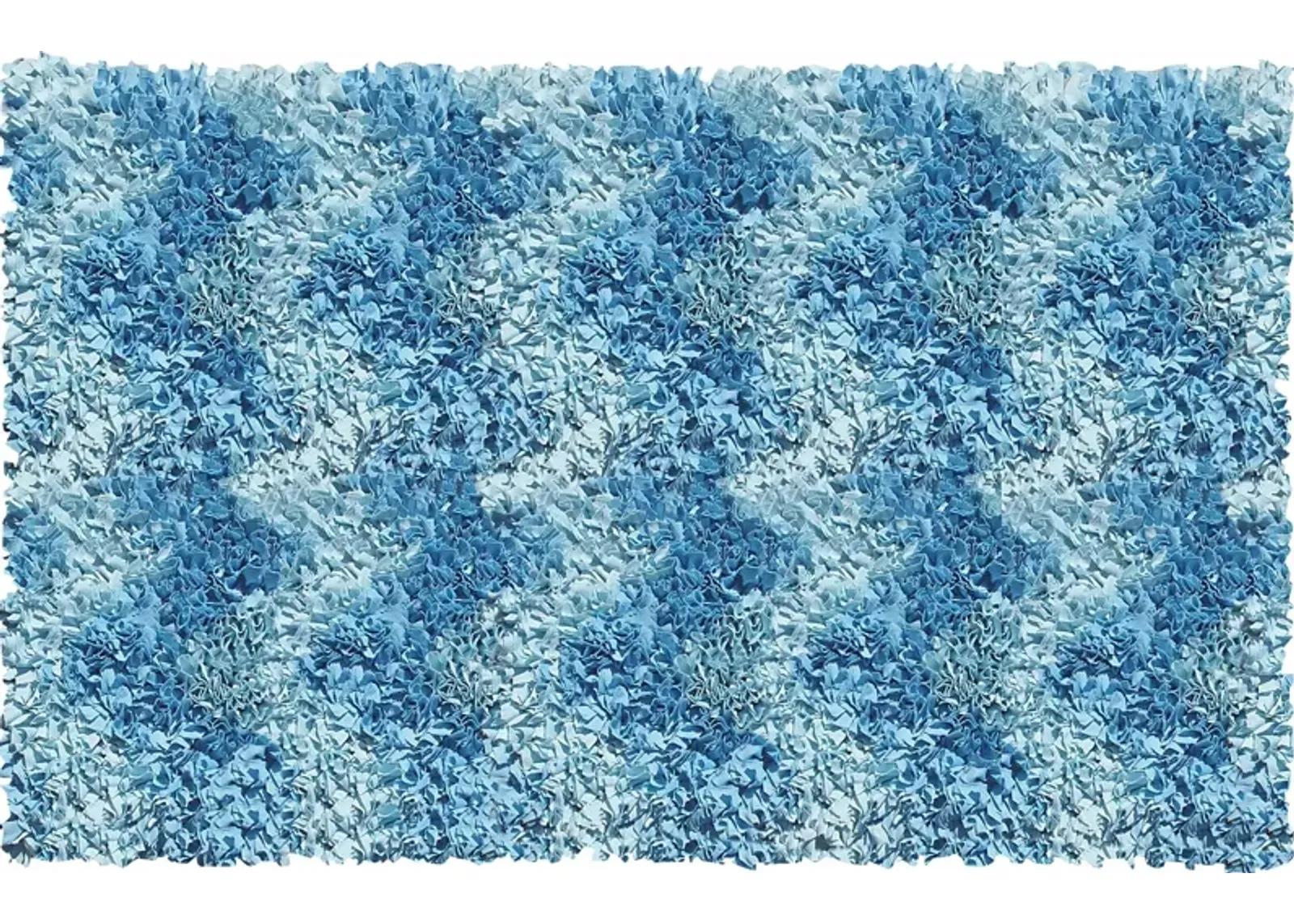 Kids Chevy Fluff Blue 2'7 x 4'7 Rug