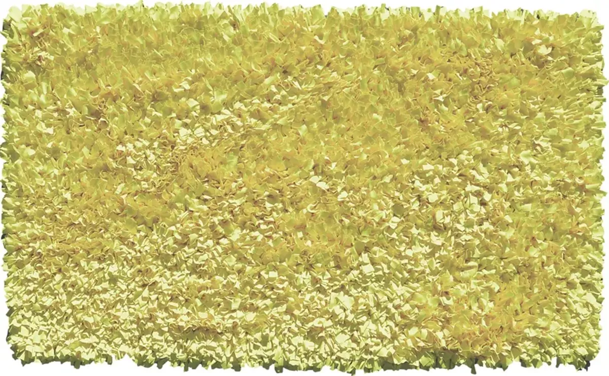 Kids Fuzzy Clouds Dandelion 2'7 x 4'7 Rug