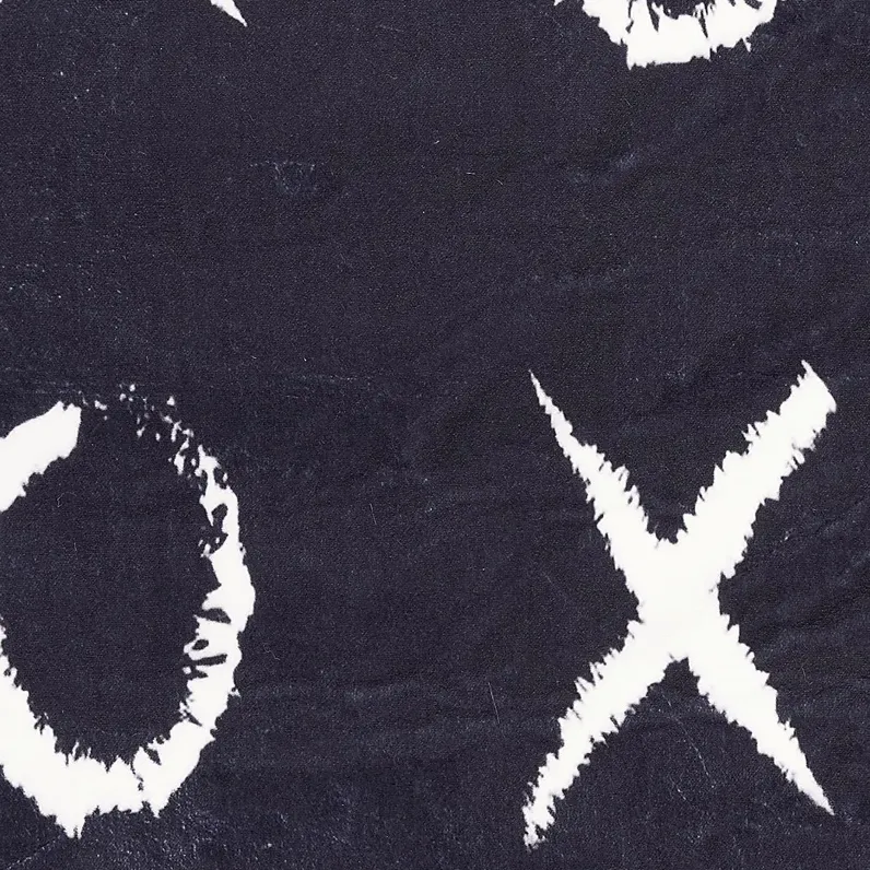 Kids Cute Hugs Black 4' x 6' Rug