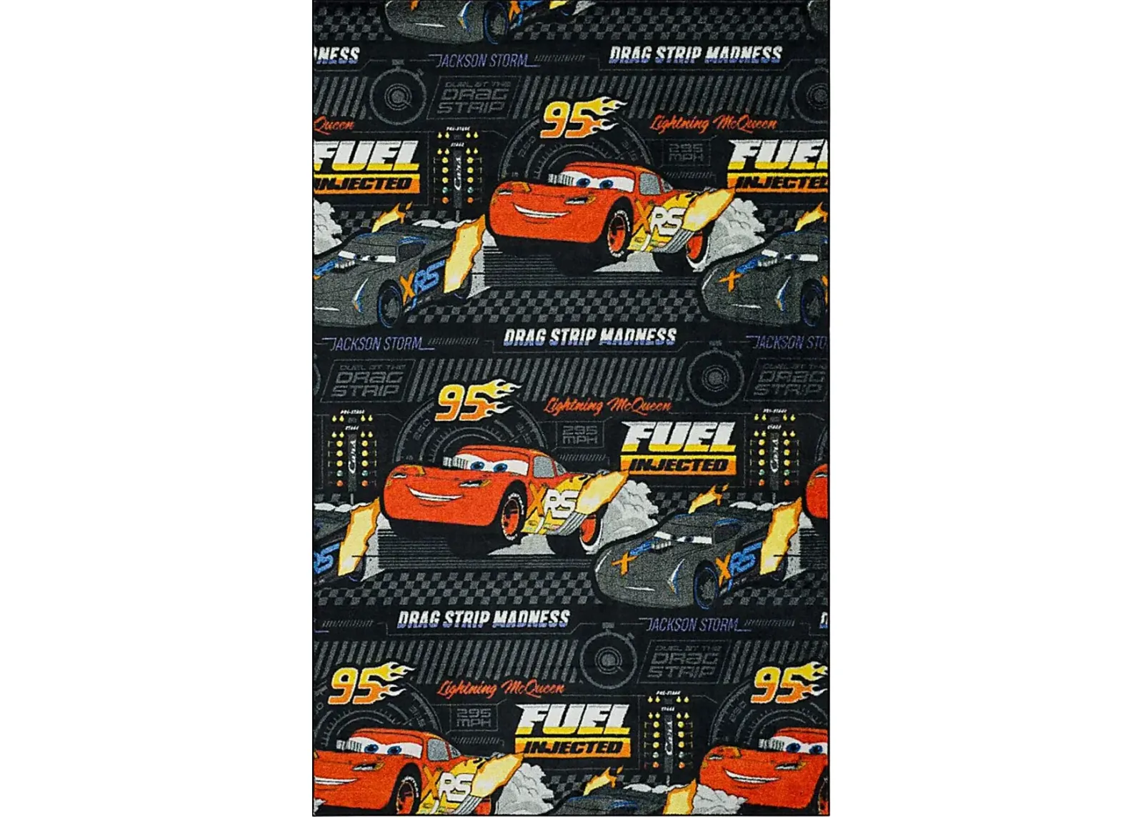 Kids Disney Drag Strip Multi 3'5 x 5'2 Rug