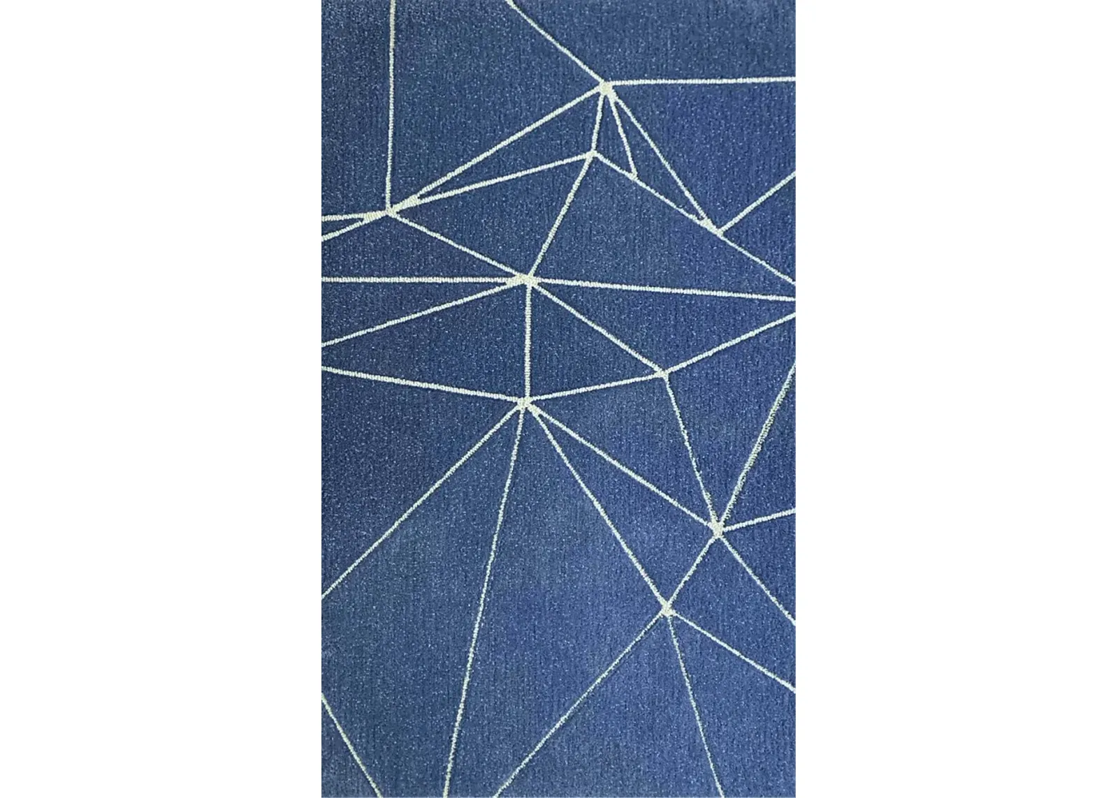 Kids Origami Blue 2'8 x 4'8 Rug