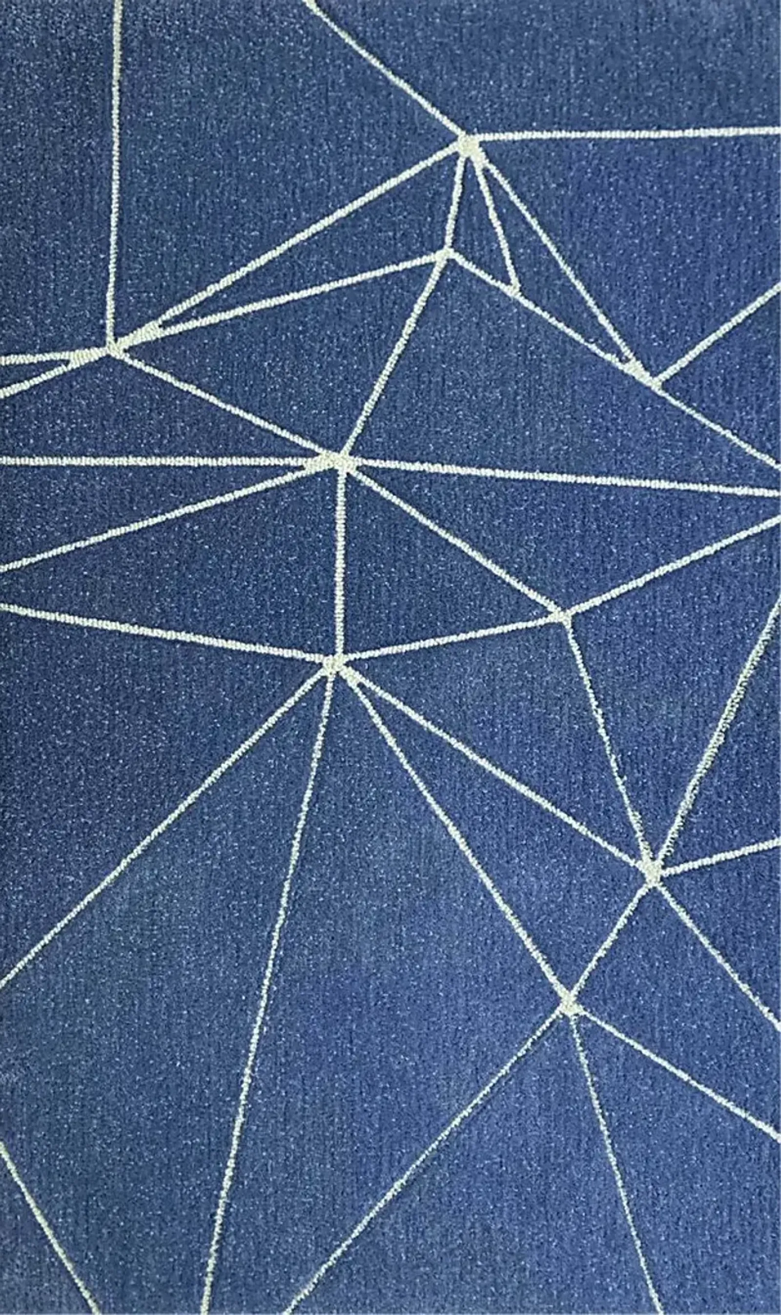 Kids Origami Blue 2'8 x 4'8 Rug