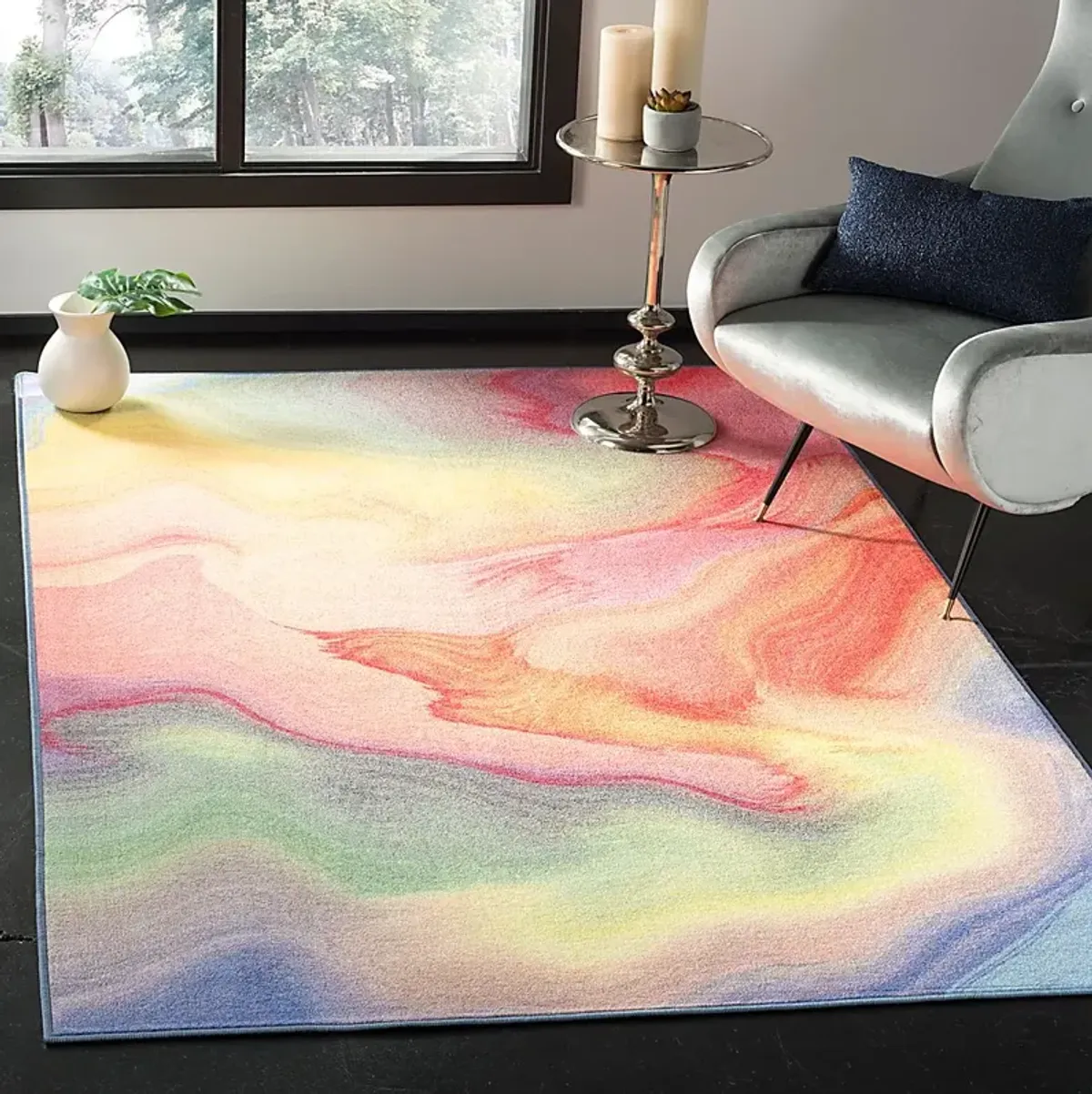 Kids Avolire Multi 5'5 x 7'6 Rug